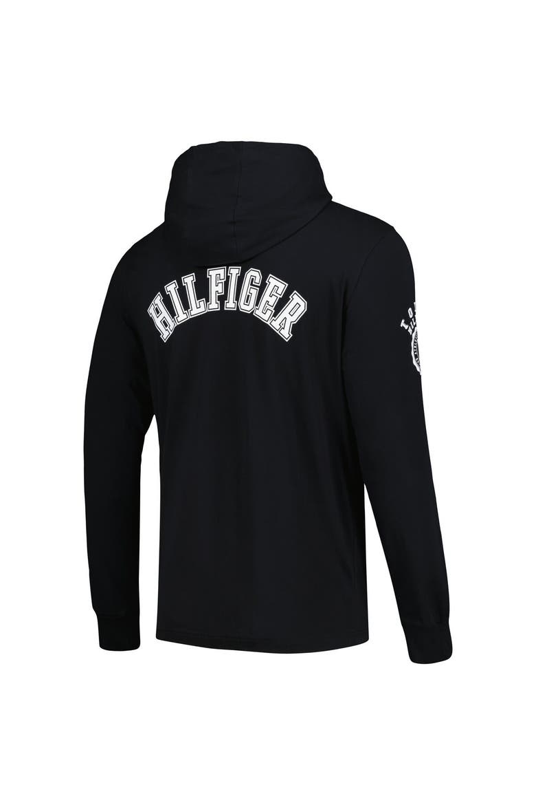 Men's Tommy Hilfiger  Black Jacksonville Jaguars Morgan Long Sleeve Hoodie T-Shirt, Alternate, color, Black