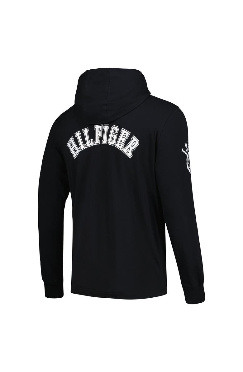 Tommy Hilfiger Men's Tommy Hilfiger  Black Jacksonville Jaguars Morgan Long Sleeve Hoodie T-Shirt, Alternate, color, Black