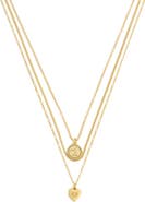 COACH Heritage Charms Spinning Coin Pendant Necklace