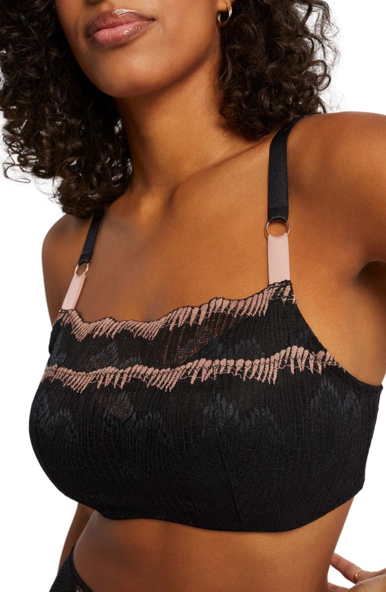 Montelle Intimates Dolce Vita Bandeau Muse Bra, Alternate, color, 