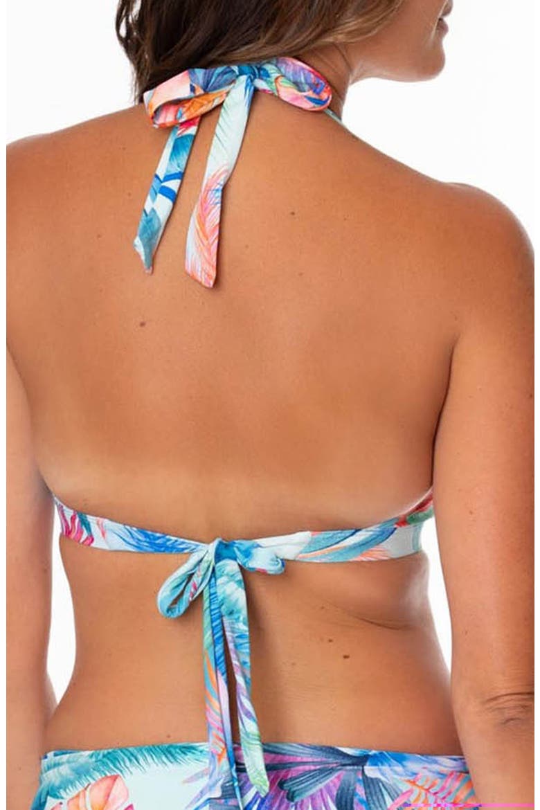 Amy Halter Bikini Top, Alternate, color, COBALT