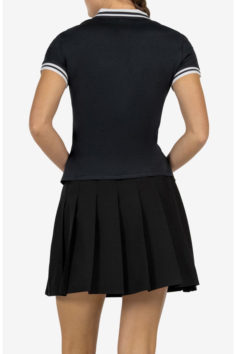Birdie Pima Cotton Polo, Alternate, color, BLACK