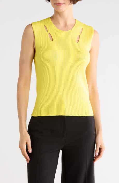 Longchamp Rib Knit Sleeveless Top