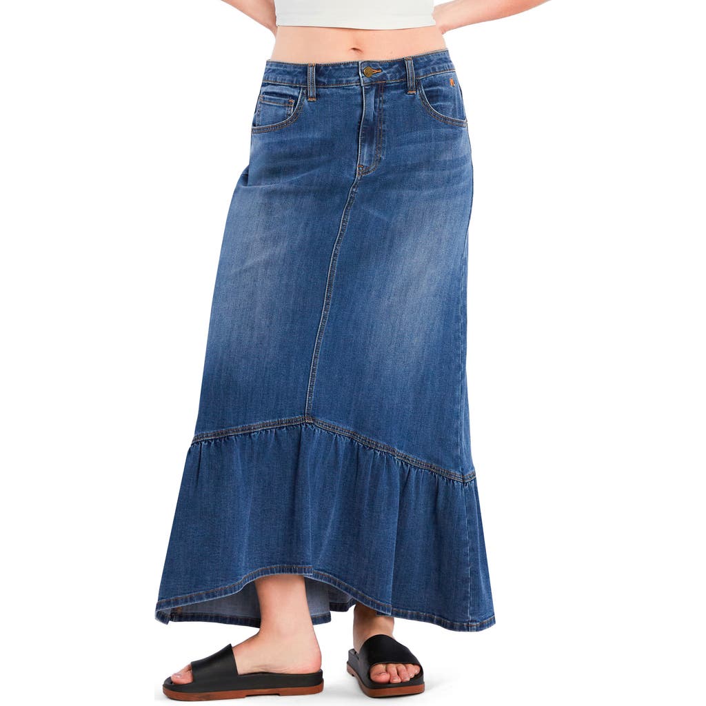 Wash Lab Denim Feel Good Denim Maxi Skirt