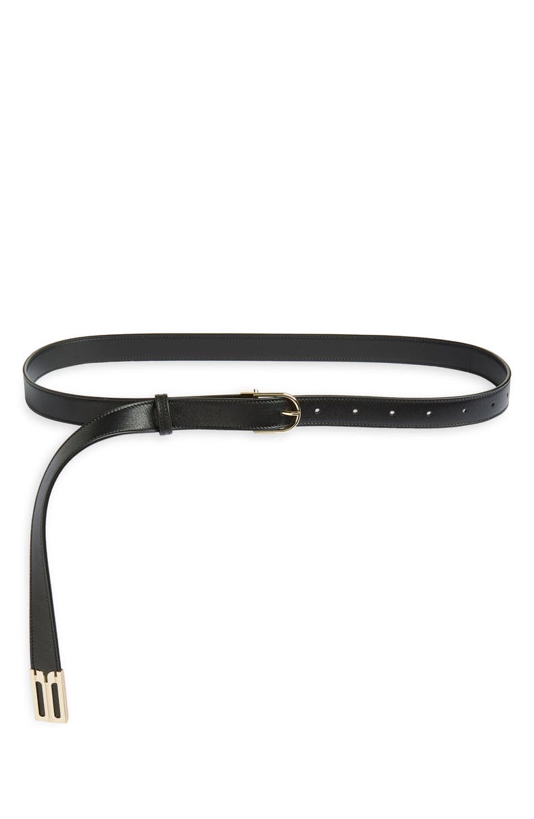 Victoria Beckham Dorian B Finite Belt, Main, color, Black