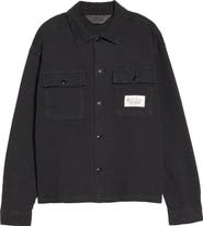 Brain Dead Waffle Knit Button-Up Shirt