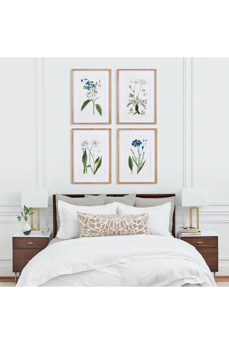 Mountain Botanical Prints Set of 4, Alternate, color, Green