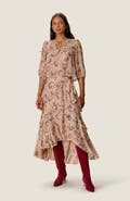 Rebecca Taylor Rae Ruffle Wrap Skirt