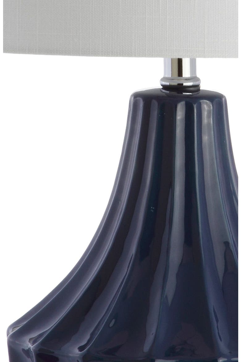 Tate Ceramic LED Table Lamp, Alternate, color, Navy