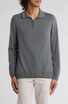 Luno Long Sleeve Zip Polo