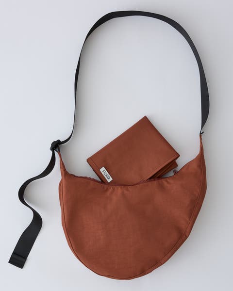 Half Moon Crossbody Bag with Changing Mat