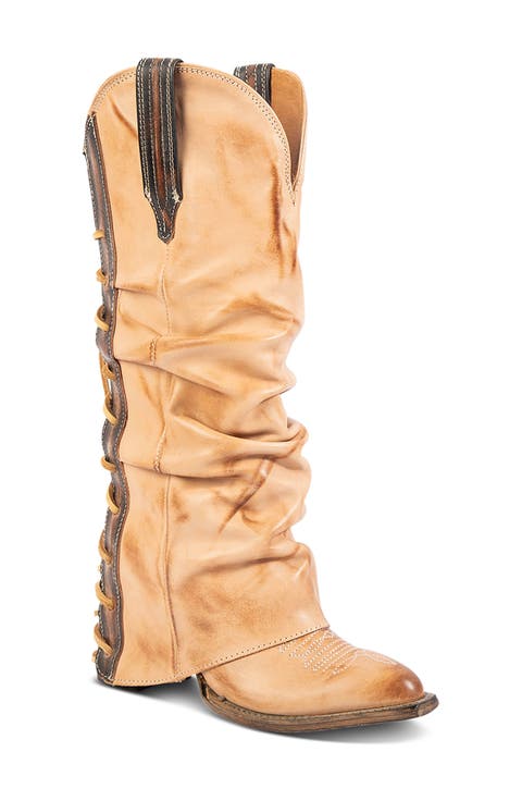 Jules Leather Western Boot