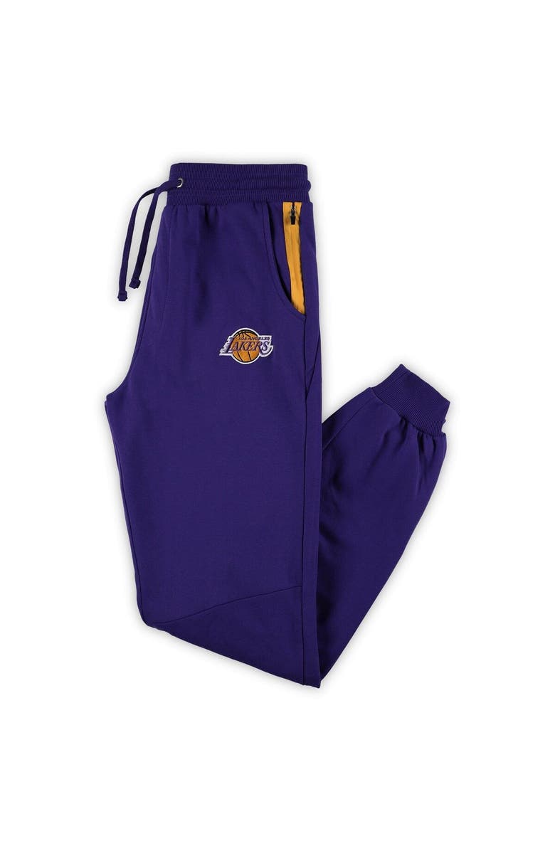 FANATICS Men's Fanatics Branded Purple Los Angeles Lakers Big & Tall Jogger Pants, Main, color, 