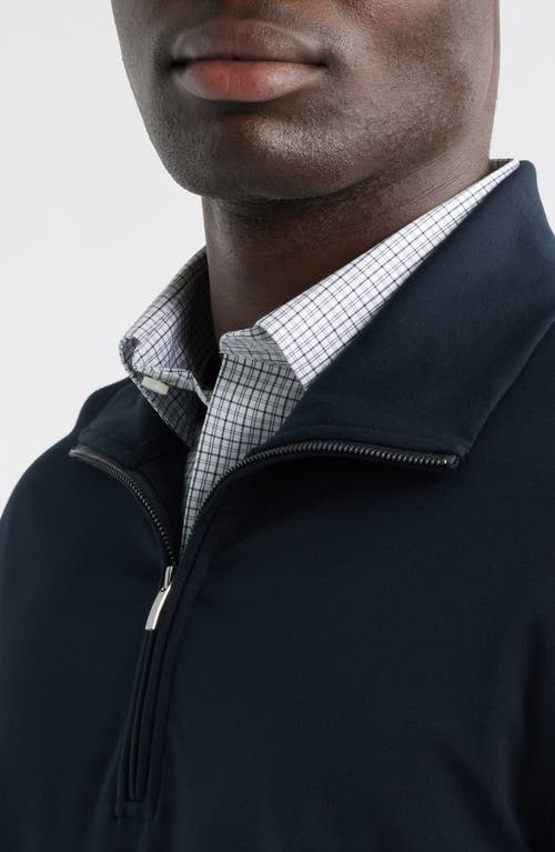 Nordstrom Travel Luxe Quarter Zip Pullover In Blue