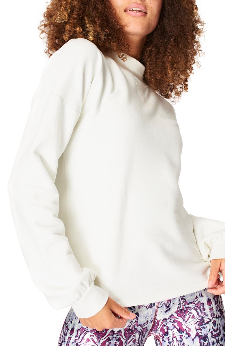Sweaty Betty Recline Open Back Sweatshirt, Main, color,