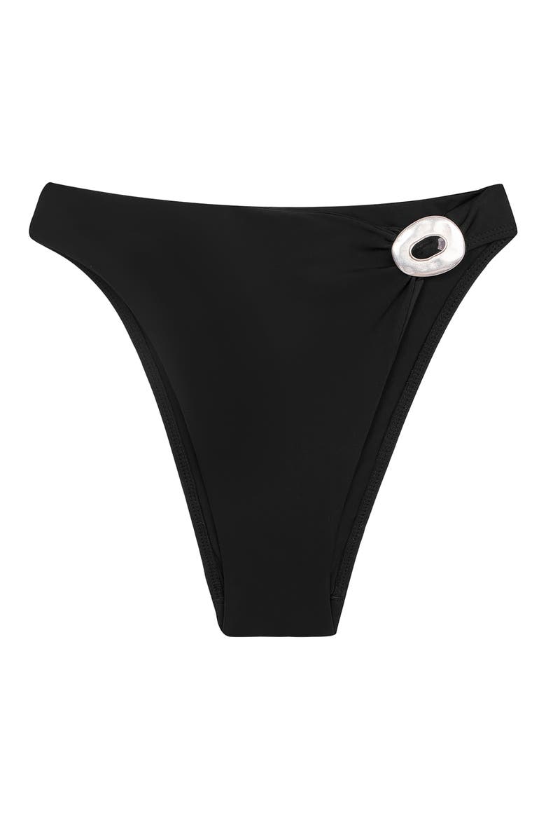 Sama Bikini Bottoms, Alternate, color, BLACK