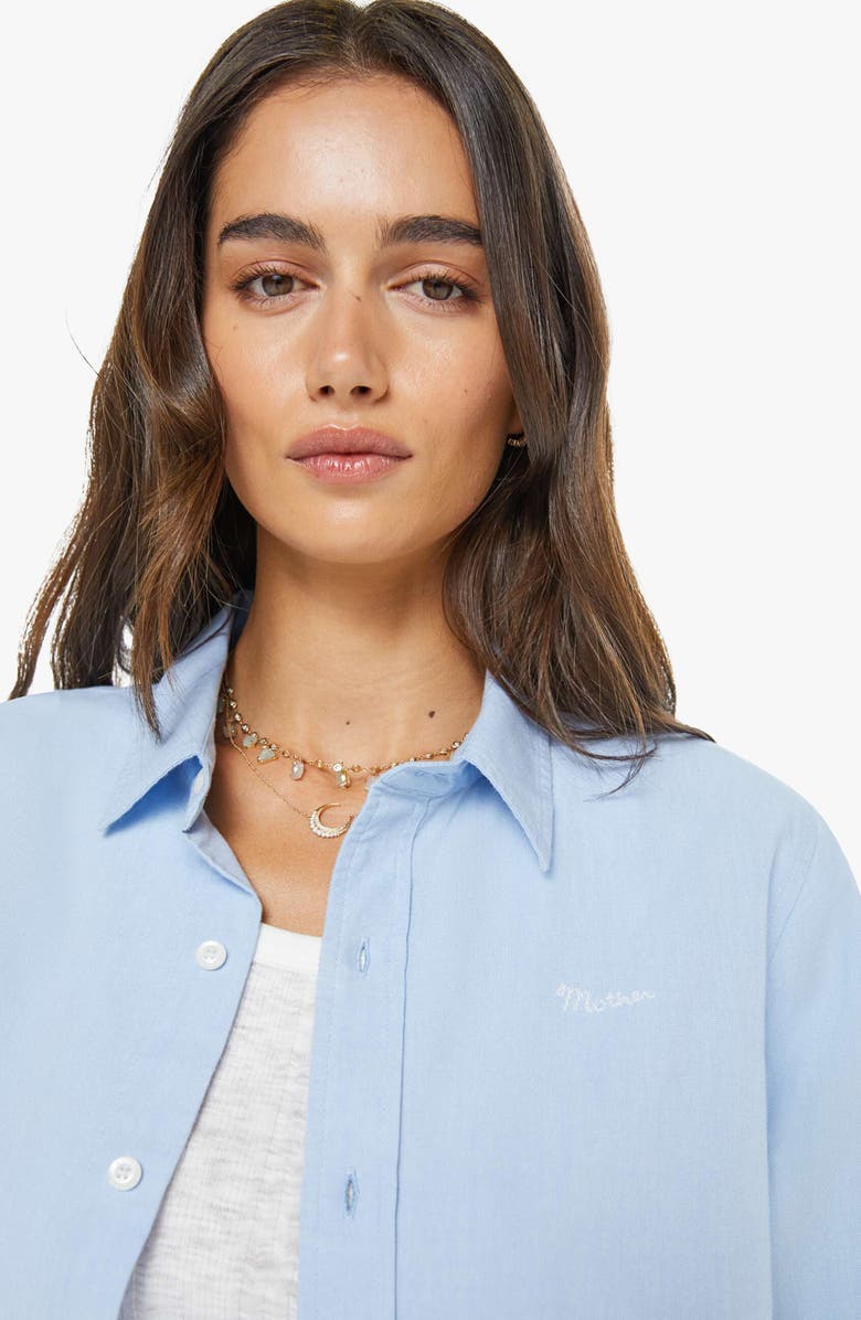 MOTHER The Bestie Denim Shirt, Alternate, color, Light Blue