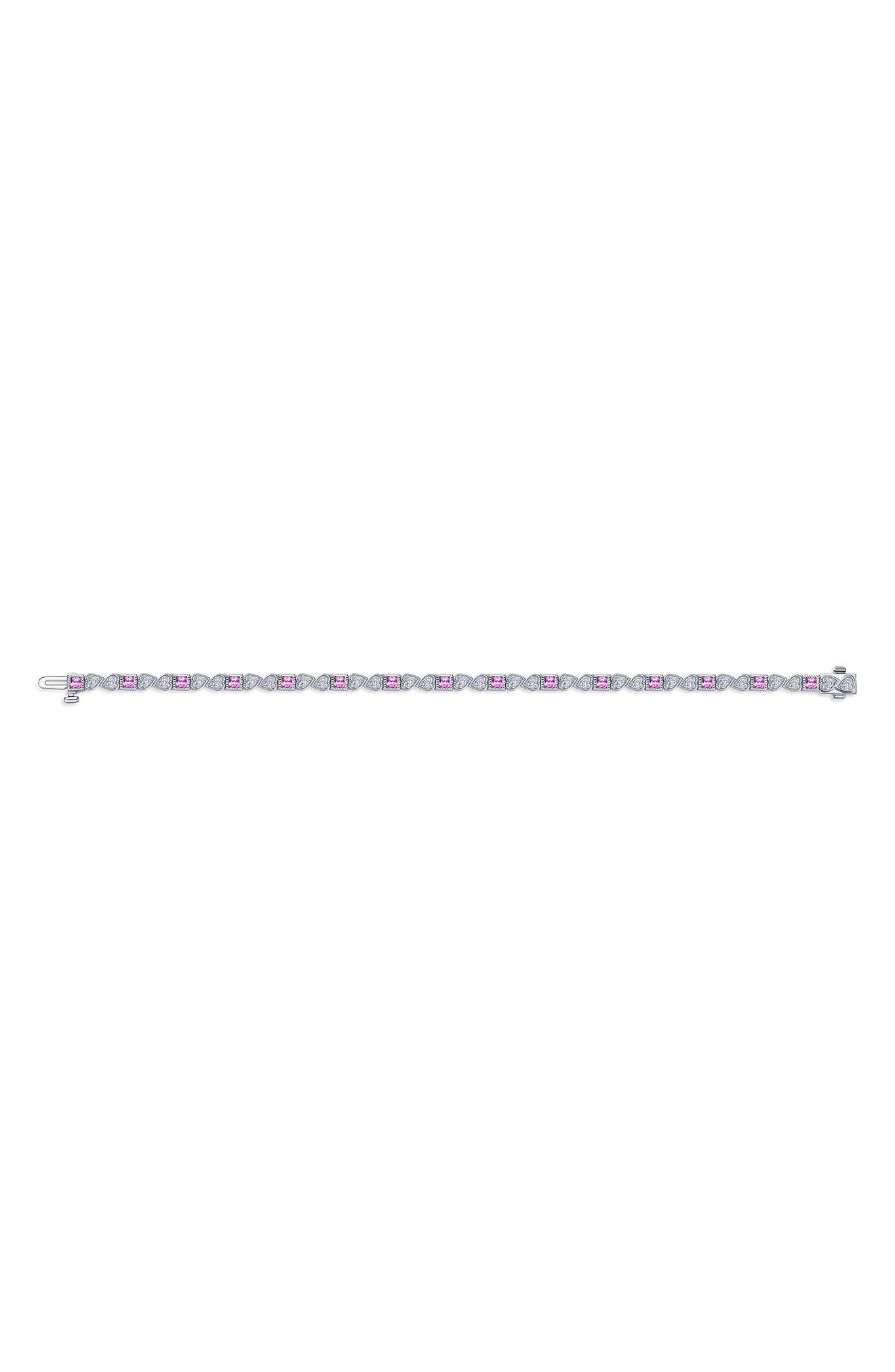 PINK TOURMALINE/ WHITE
