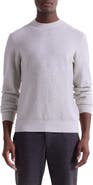 Bugatchi Basketweave Stitch Merino Wool Sweater