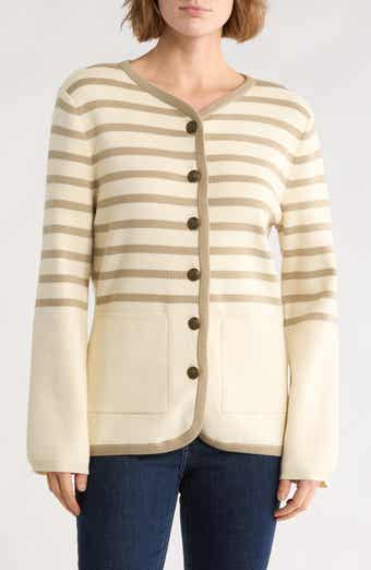 rag & bone Dee Stripe Long Cardigan