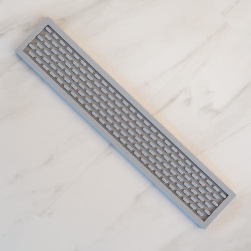 A Bar Above Grey Silicone Bar Mat, 3.25x18" In Grey