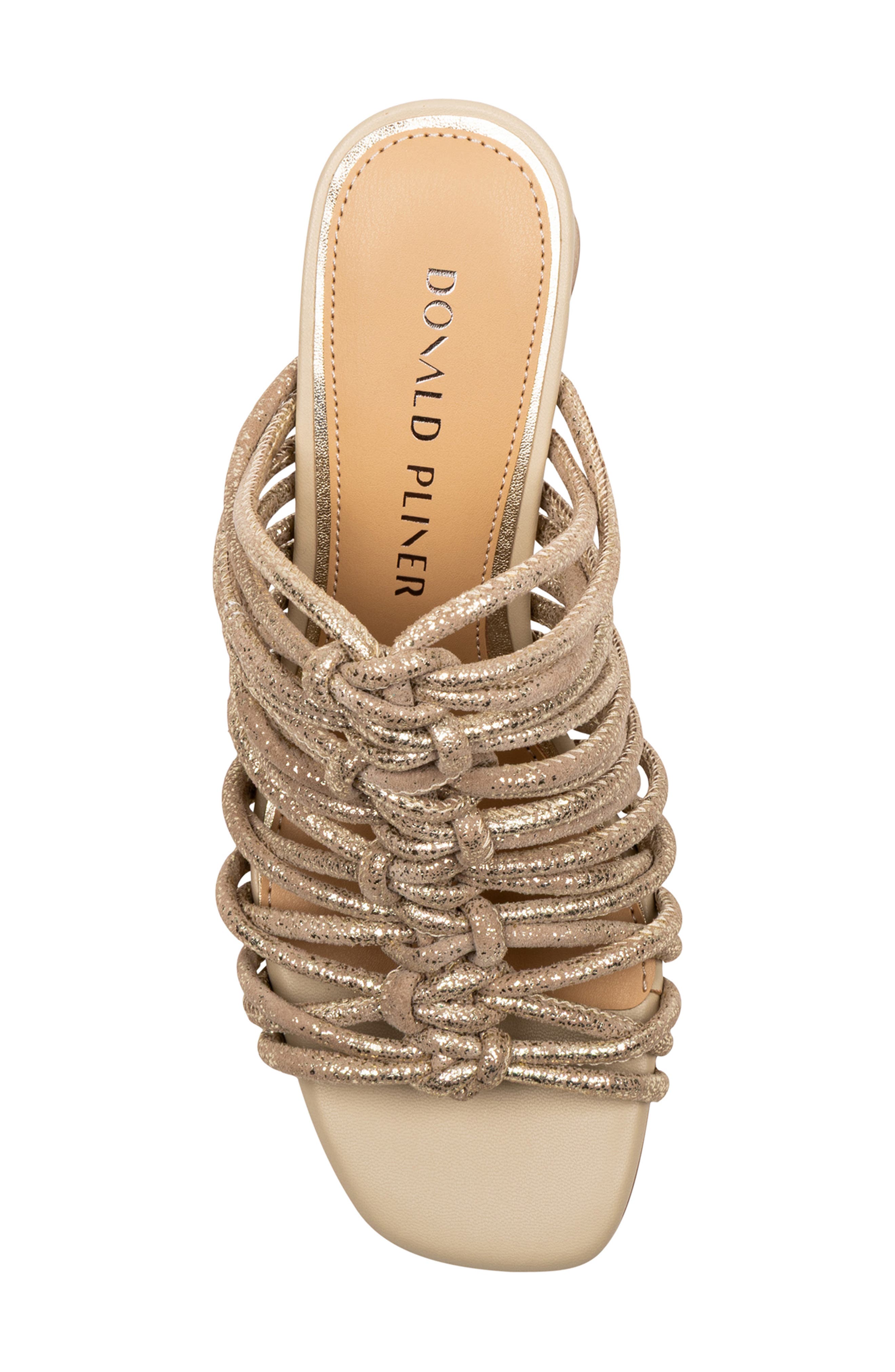 Vyta Strappy Block Heel Sandal, Alternate, color, PLATINUM