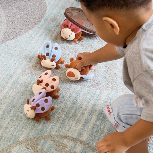 Kaplan Early Learning Company Crinkle And Texture Magnetic Ladybug Set In Multi