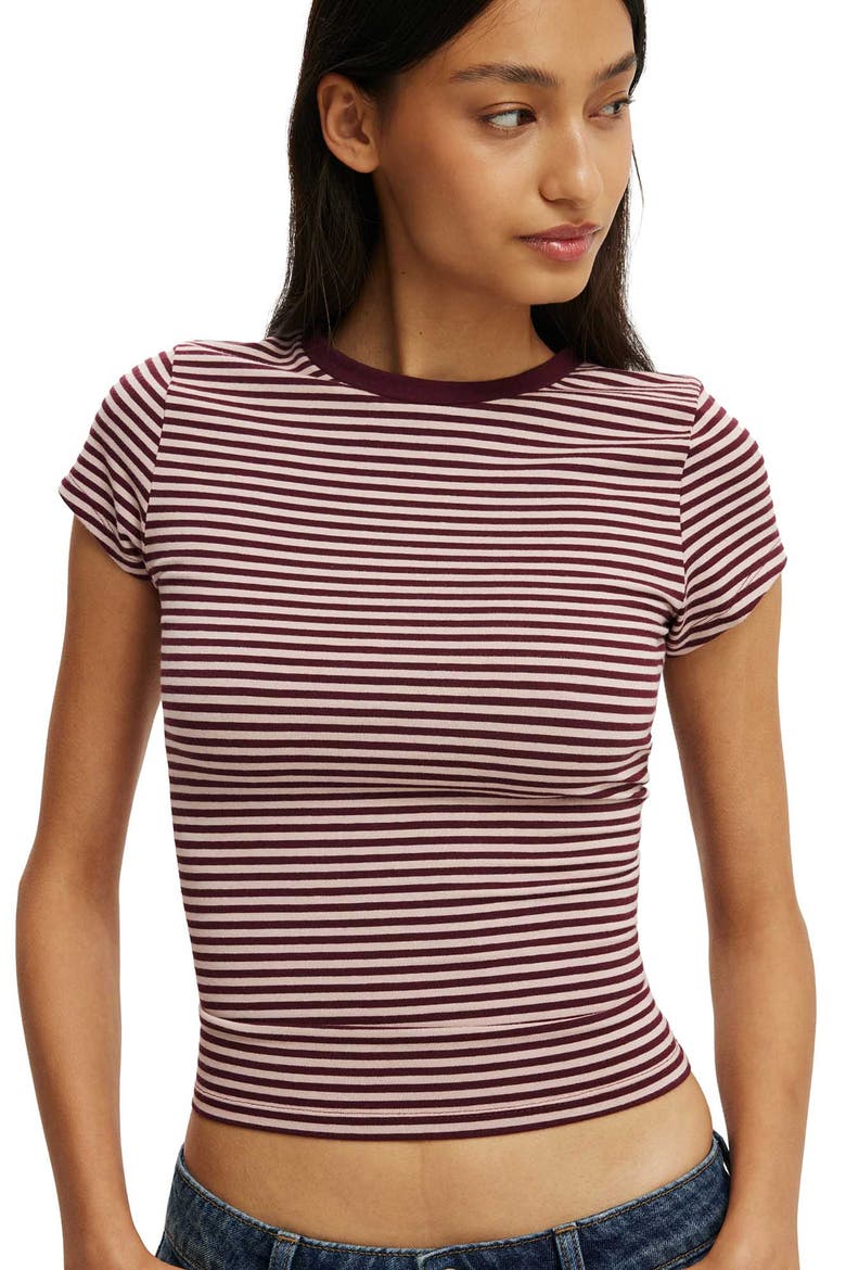 All Day Crew Tee, Alternate, color, Madi Stripe Spell Bound