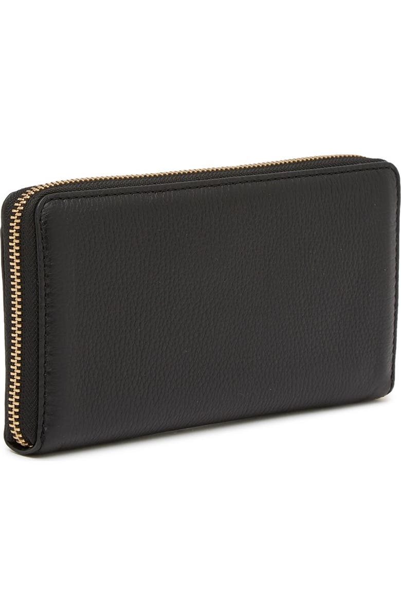 Marc Jacobs Leather Vertical Zip-Around Wallet, Alternate, color,