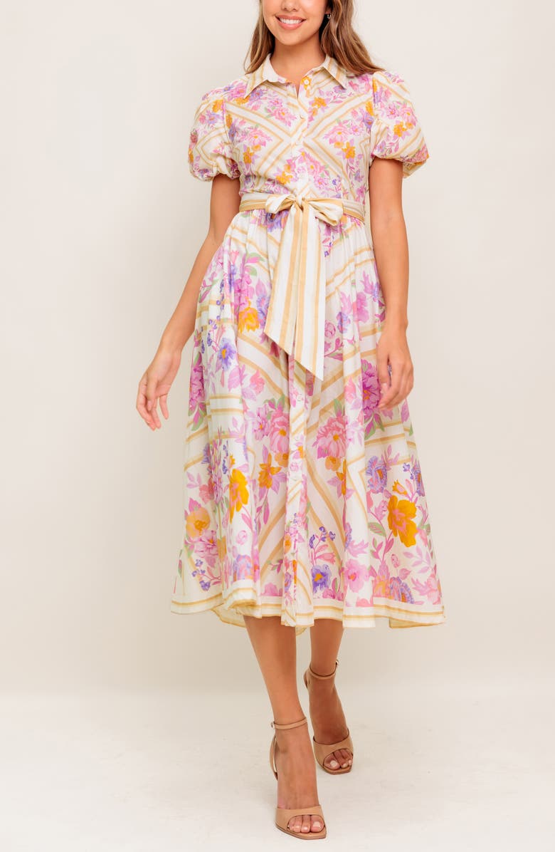 Floral Midi Shirtdress