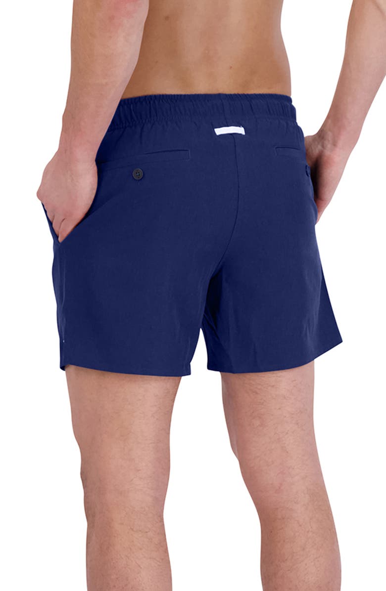 Goodlife StretchTex Volley Swim Shorts, Alternate, color, Goodlife Navy