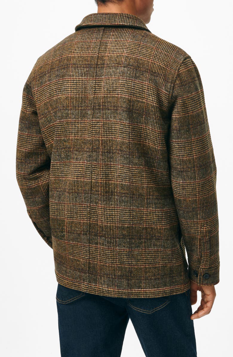Brooks Brothers Wool Blend Walking Coat, Alternate, color, 