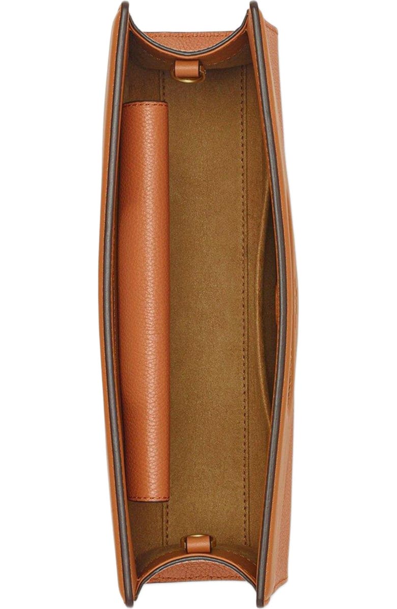 MCM Diamond Tote in Embossed Leather, Alternate, color, Cognac