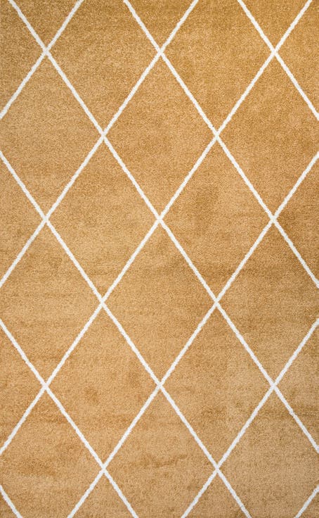 Cole Minimalist Diamond Trellis Area Rug