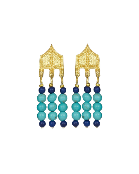 Riva Bead Drop Earrings