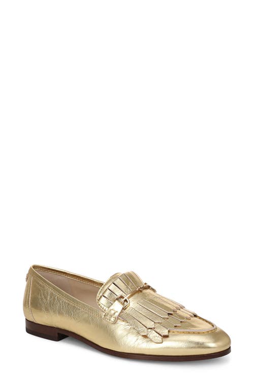 Sam Edelman Liz Kiltie Loafer In Gold