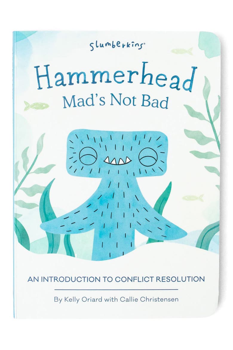 Hammerhead Shark Stuffed Animal & 'Hammerhead' Board Book, Alternate, color, PACIFIC