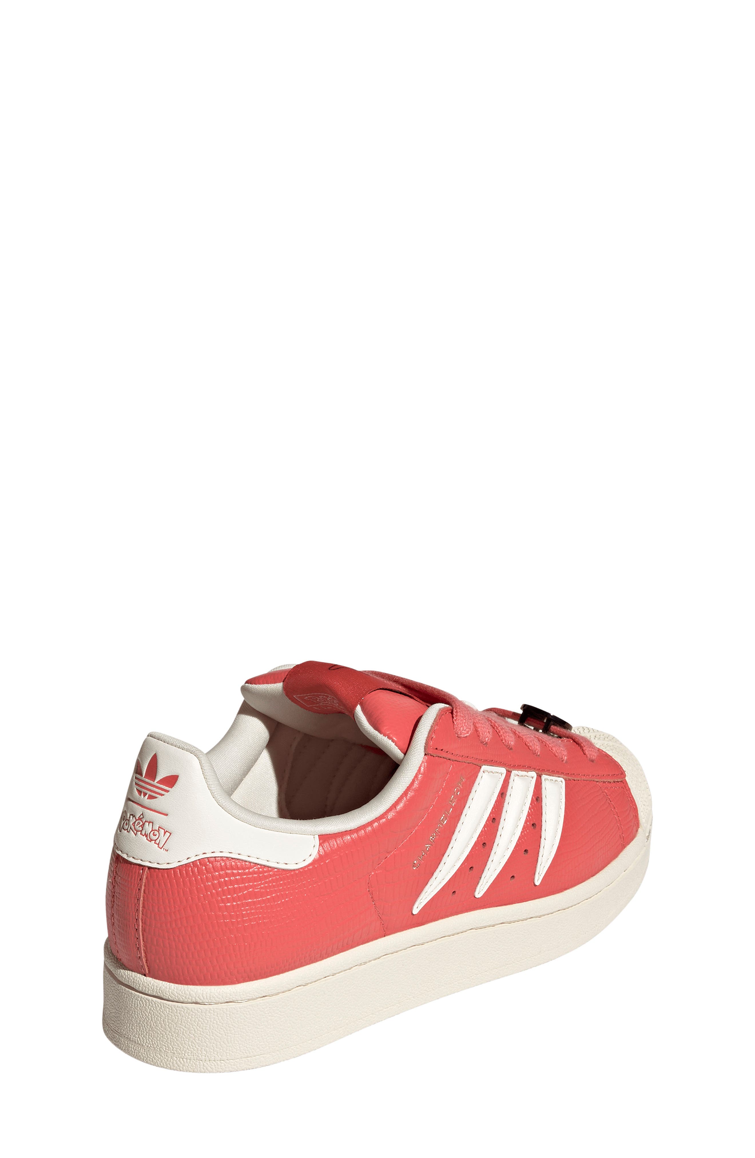 x Pokémon Kids' Superstar II Sneaker, Alternate, color, PRELOVED SCARLET/ CREAM