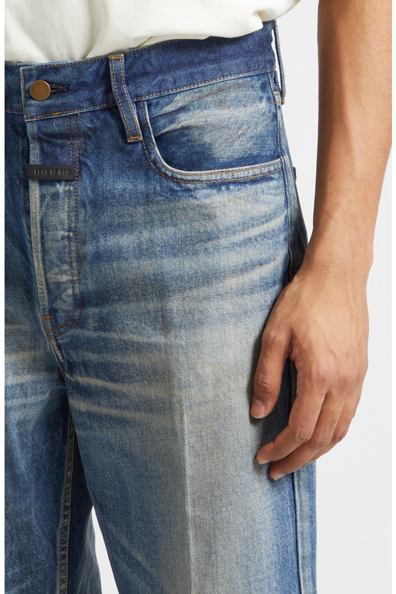 70s Relaxed Bootcut Jeans, Alternate, color, MID INDIGO