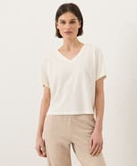 Pact Organic Cotton Vintage Jersey V-Neck Tee