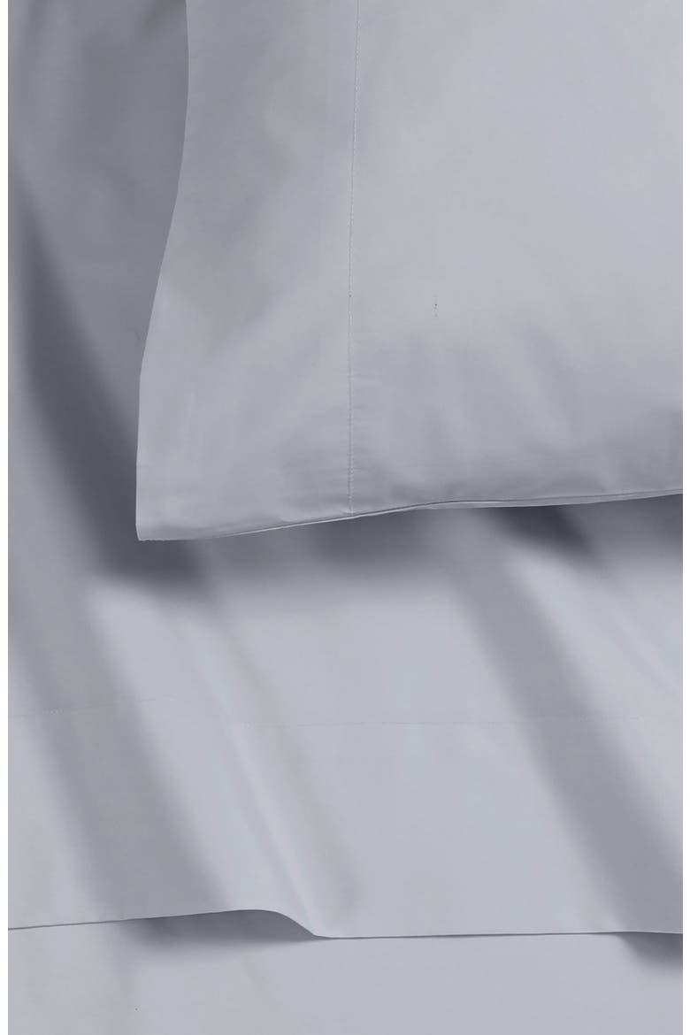 300 Thread Count Cotton Percale Sheet Set, Alternate, color, SOFT GREY