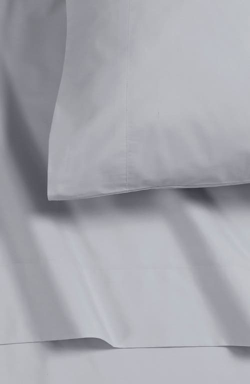 Azores Home 300 Thread Count Cotton Percale Sheet Set In Gray