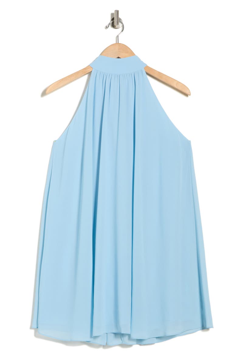 Corine Halter Minidress, Alternate, color, MINERAL BLUE