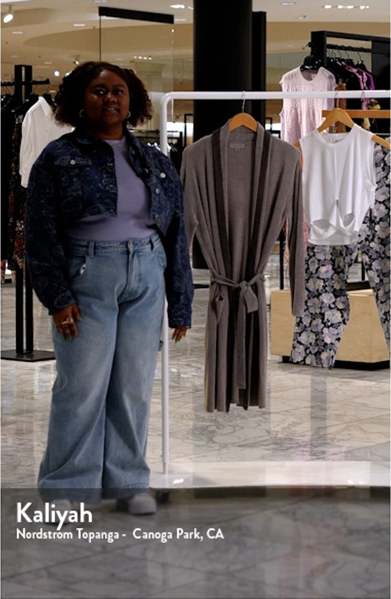 CozyChic Ultra Lite<sup>™</sup> Tipped Short Robe, sales video thumbnail