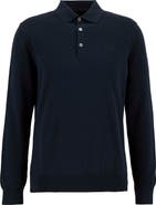 Barbour Long Sleeve Cotton Polo