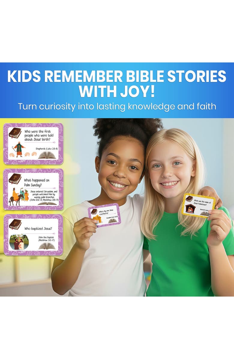 Quokka Bible Trivia and Learning Card Games for Kids & Adults, Alternate, color, Bible Trivia For Kids