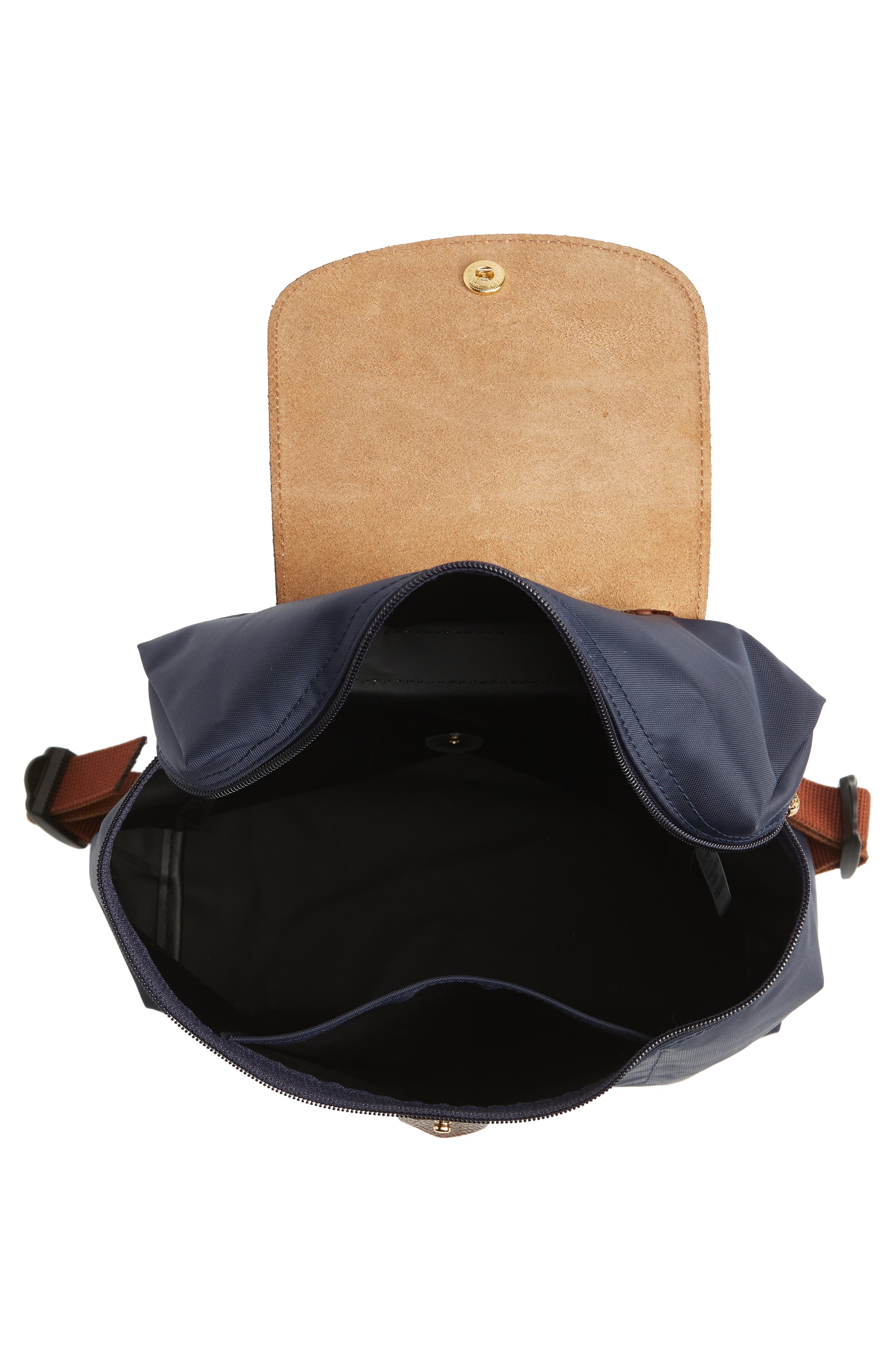 Longchamp Le Pliage Nylon Canvas Backpack, Alternate, color, Marine