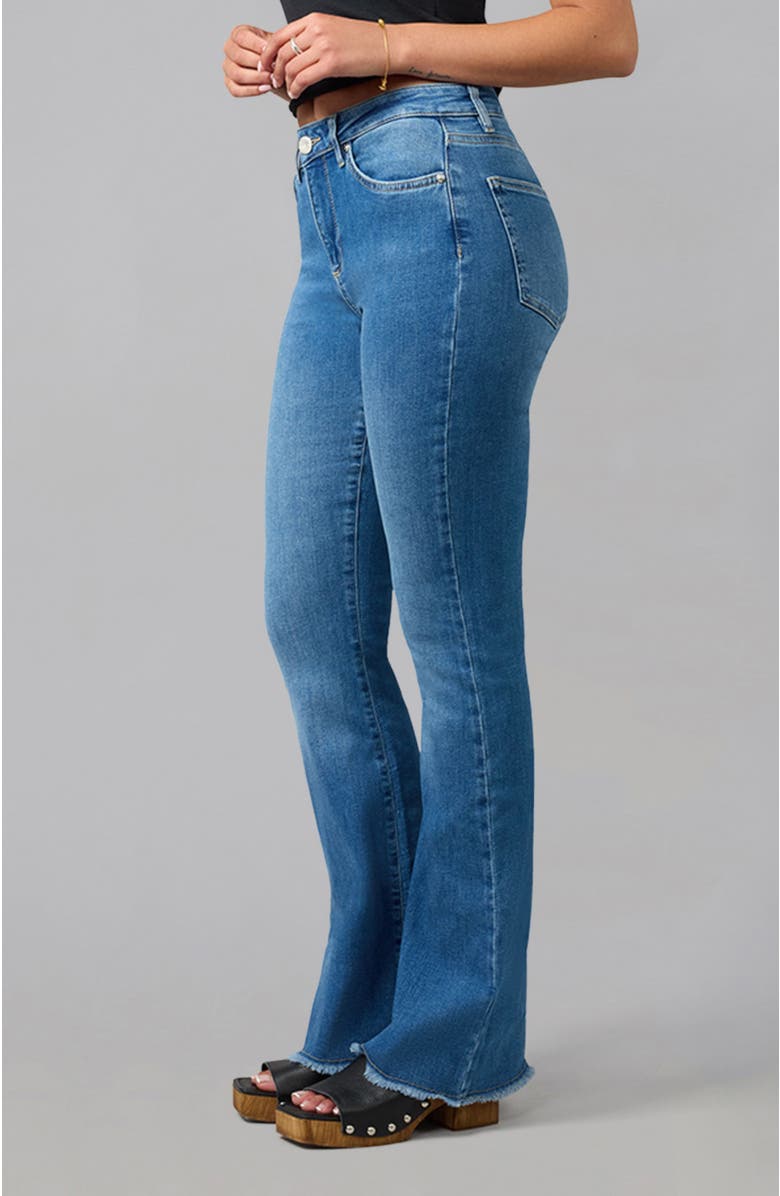 Lola Jeans Alice High Rise Flare Jeans, Alternate, color, Morning Day Light