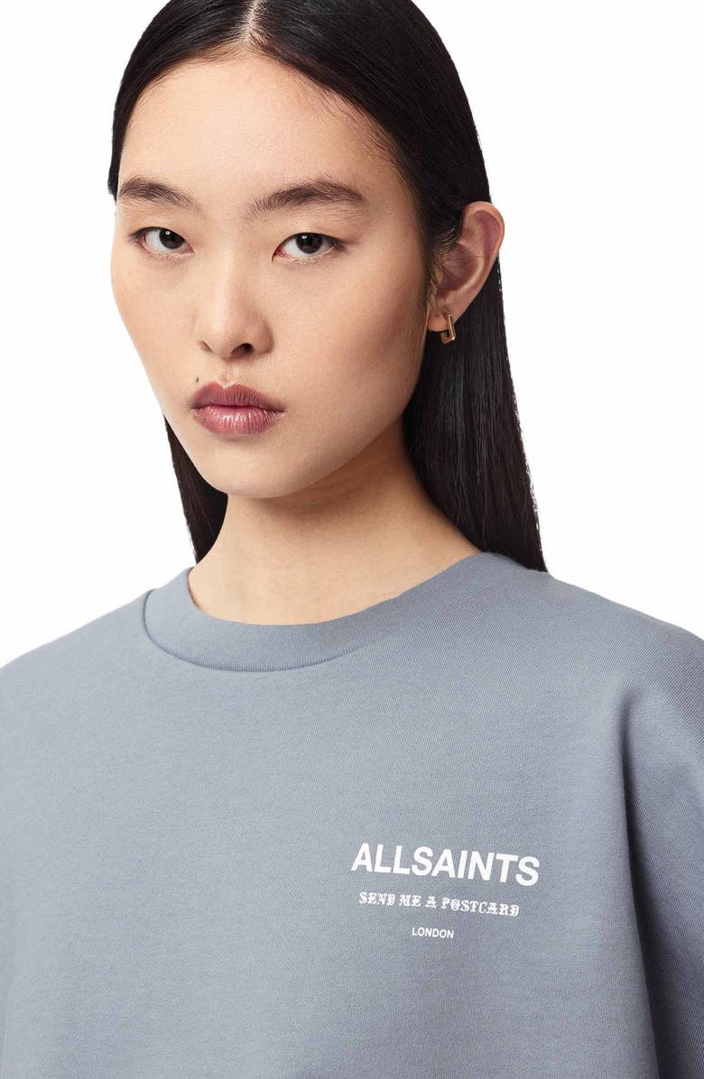 AllSaints Dreamer Lila Sweatshirt, Alternate, color, Quarry Blue
