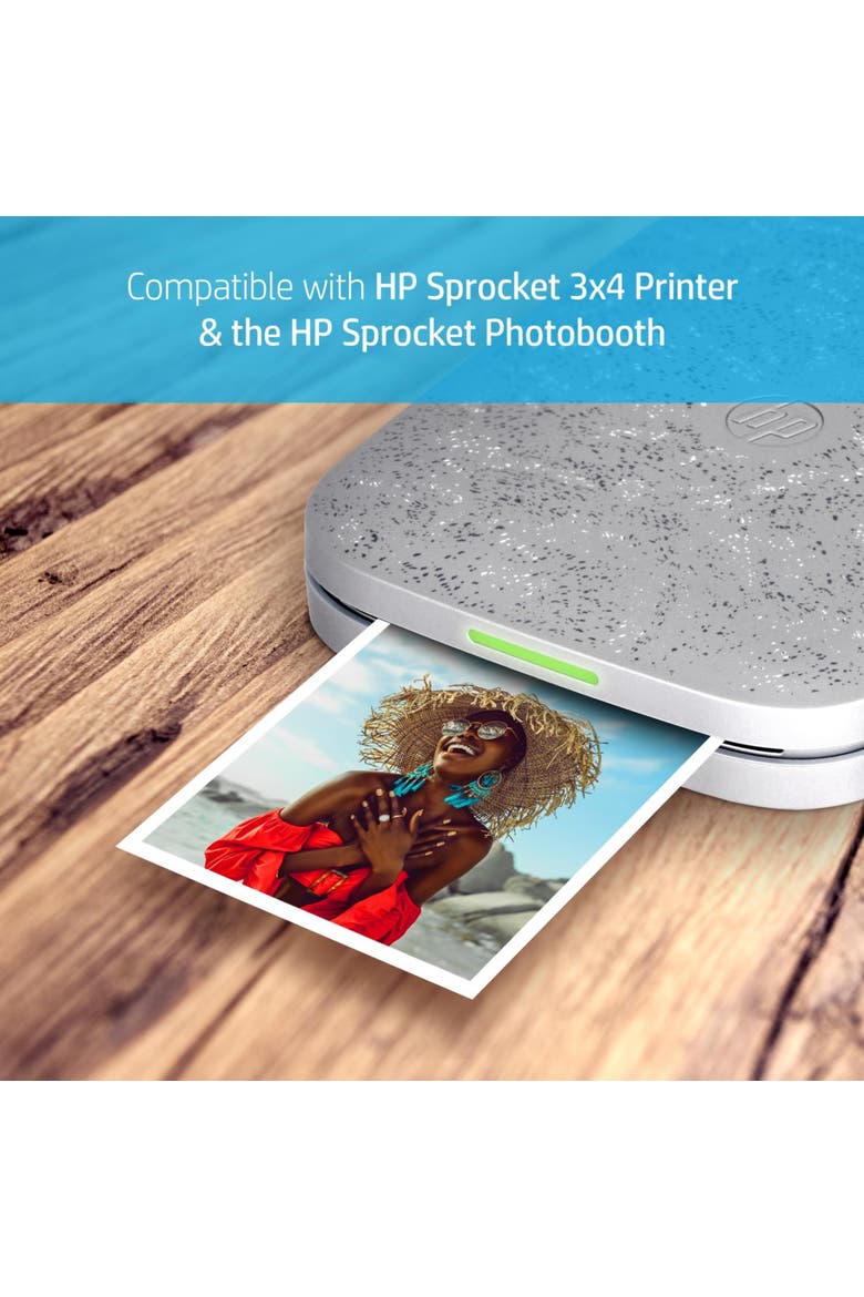 Sprocket 3.5x4.25" Zink Sticky-backed Photo Paper, Alternate, color, 50-pack